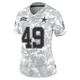 DJ Rogers Dallas Cowboys ＃49 Limited Women's Arctic Camo 2024 Salute to Service Jersey