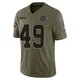 DJ Rogers Dallas Cowboys ＃49 Limited Youth Olive 2025 Salute to Service Jersey