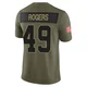 DJ Rogers Dallas Cowboys ＃49 Limited Youth Olive 2025 Salute to Service Jersey