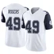 DJ Rogers Dallas Cowboys ＃49 Limited Youth White 2nd Alternate Vapor F.U.S.E. Jersey