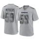 D.J. Withers Dallas Cowboys ＃59 Game Men's Gray Atmosphere Fashion Jersey