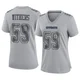 D.J. Withers Dallas Cowboys ＃59 Game Women's Gray Atmosphere Fashion Jersey