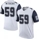 D.J. Withers Dallas Cowboys ＃59 Legend Men's White Color Rush Jersey