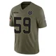 D.J. Withers Dallas Cowboys ＃59 Limited Men's Olive 2025 Salute to Service Jersey