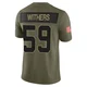 D.J. Withers Dallas Cowboys ＃59 Limited Men's Olive 2025 Salute to Service Jersey