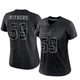 D.J. Withers Dallas Cowboys ＃59 Limited Women's Black Reflective Jersey