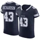 Dominic Richardson Dallas Cowboys ＃43 Elite Men's Navy Vapor F.U.S.E. Jersey