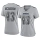 Dominic Richardson Dallas Cowboys ＃43 Game Women's Gray Atmosphere Fashion Jersey