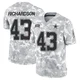 Dominic Richardson Dallas Cowboys ＃43 Limited Men's Arctic Camo 2024 Salute to Service Jersey