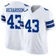 Dominic Richardson Dallas Cowboys ＃43 Limited Men's White Vapor F.U.S.E. Jersey