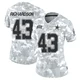 Dominic Richardson Dallas Cowboys ＃43 Limited Women's Arctic Camo 2024 Salute to Service Jersey