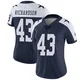 Dominic Richardson Dallas Cowboys ＃43 Limited Women's Navy Alternate Vapor Untouchable Jersey
