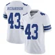 Dominic Richardson Dallas Cowboys ＃43 Limited Youth White Vapor Untouchable Jersey