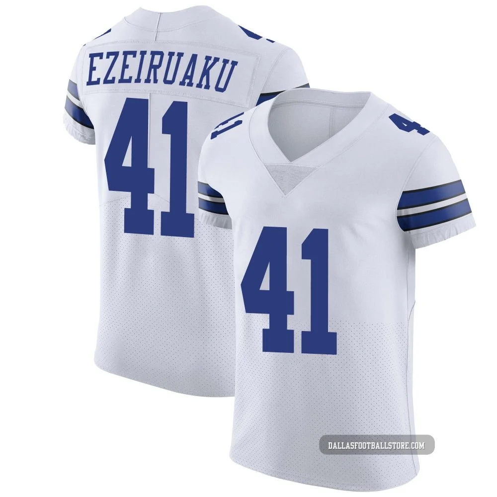Donovan Ezeiruaku Dallas Cowboys ＃41 Elite Men's White Vapor Untouchable Jersey