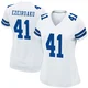 Donovan Ezeiruaku Dallas Cowboys ＃41 Game Women's White Jersey