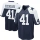 Donovan Ezeiruaku Dallas Cowboys ＃41 Game Youth Navy Blue Throwback Jersey