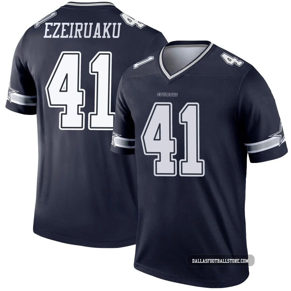 Donovan Ezeiruaku Dallas Cowboys ＃41 Legend Men's Navy Jersey