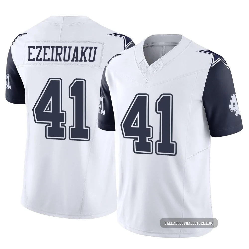 Donovan Ezeiruaku Dallas Cowboys ＃41 Limited Men's White 2nd Alternate Vapor F.U.S.E. Jersey
