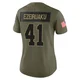 Donovan Ezeiruaku Dallas Cowboys ＃41 Limited Women's Olive 2025 Salute to Service Jersey