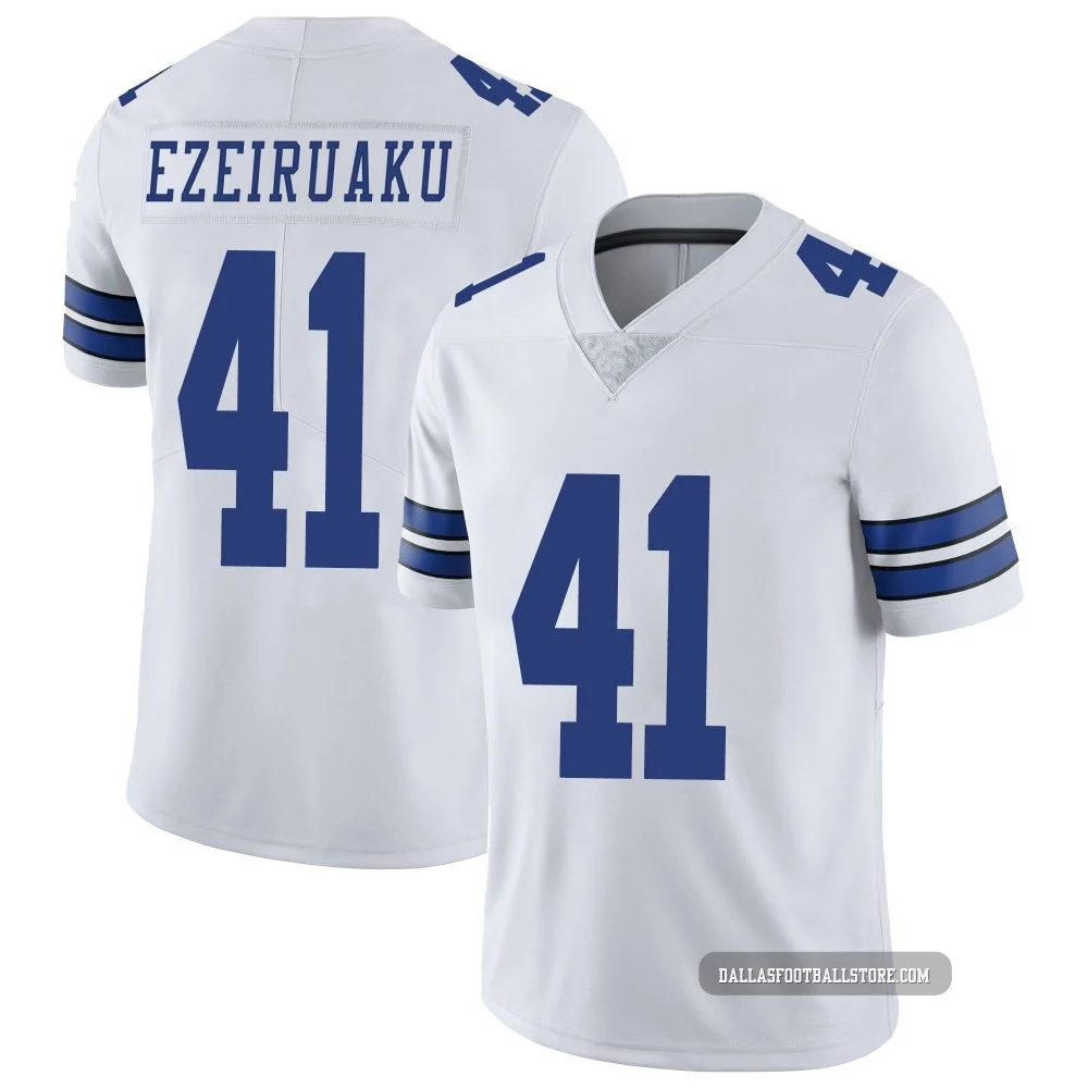 Donovan Ezeiruaku Dallas Cowboys ＃41 Limited Youth White Vapor Untouchable Jersey
