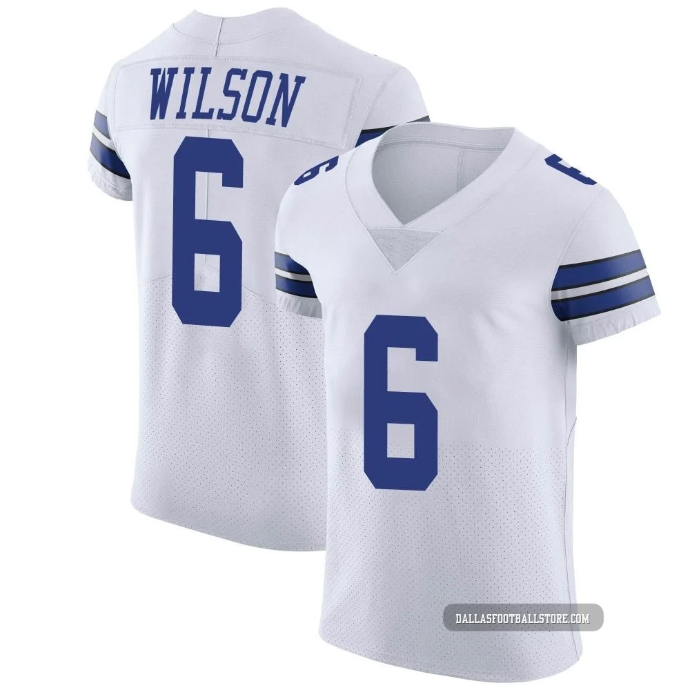 Donovan Wilson Dallas Cowboys ＃6 Elite Men's White Vapor Untouchable Jersey