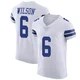 Donovan Wilson Dallas Cowboys ＃6 Elite Men's White Vapor Untouchable Jersey