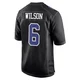 Donovan Wilson Dallas Cowboys ＃6 Game Men's Black Carbon Fashion Jersey