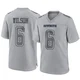 Donovan Wilson Dallas Cowboys ＃6 Game Men's Gray Atmosphere Fashion Jersey