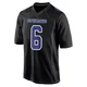 Donovan Wilson Dallas Cowboys ＃6 Game Youth Black Carbon Fashion Jersey