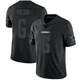 Donovan Wilson Dallas Cowboys ＃6 Limited Men's Black Impact Jersey