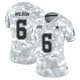 Donovan Wilson Dallas Cowboys ＃6 Limited Women's Arctic Camo 2024 Salute to Service Jersey