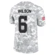 Donovan Wilson Dallas Cowboys ＃6 Limited Youth Arctic Camo 2024 Salute to Service Jersey