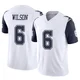 Donovan Wilson Dallas Cowboys ＃6 Limited Youth White 2nd Alternate Vapor F.U.S.E. Jersey