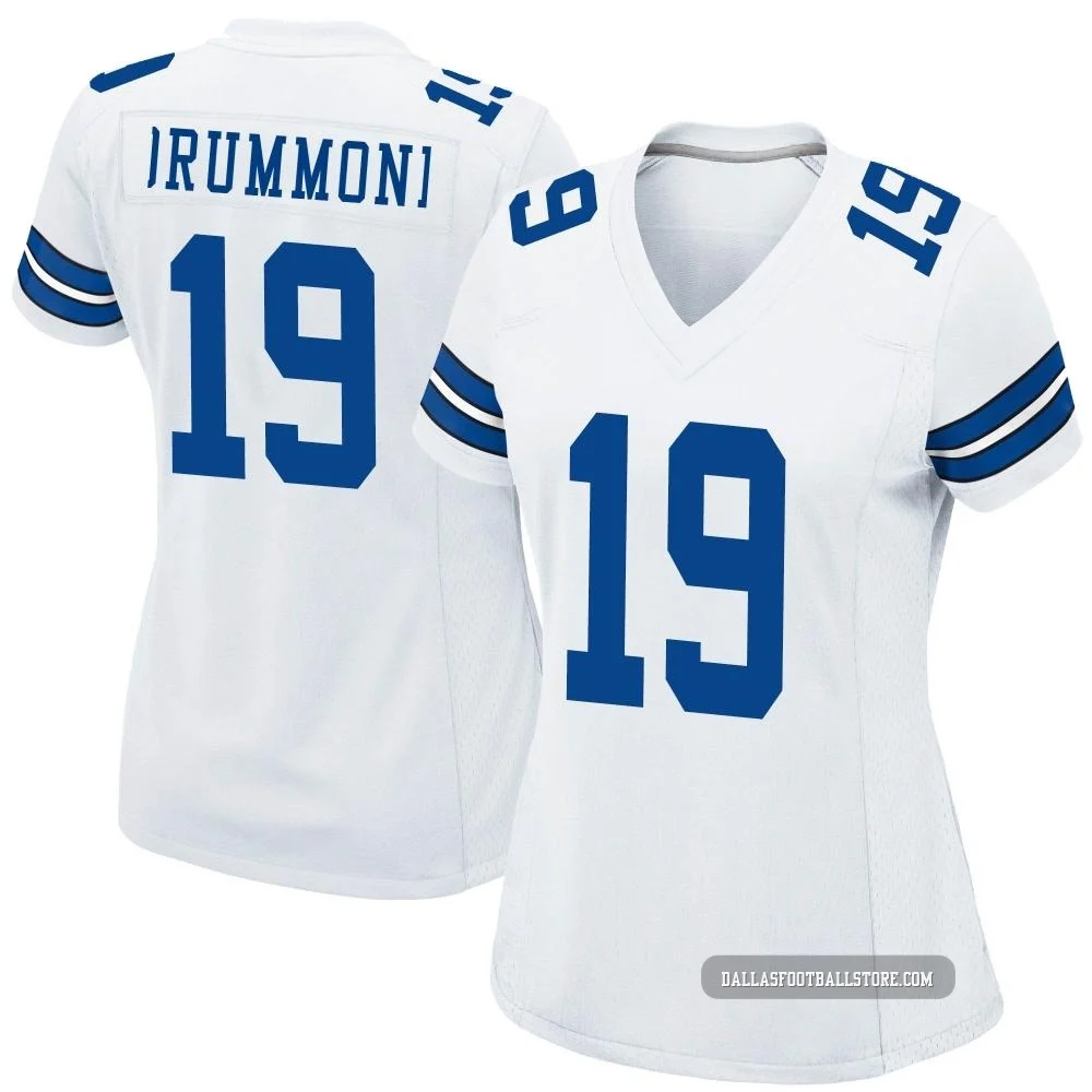 Dontario Drummond Dallas Cowboys ＃19 Game Women's White Jersey