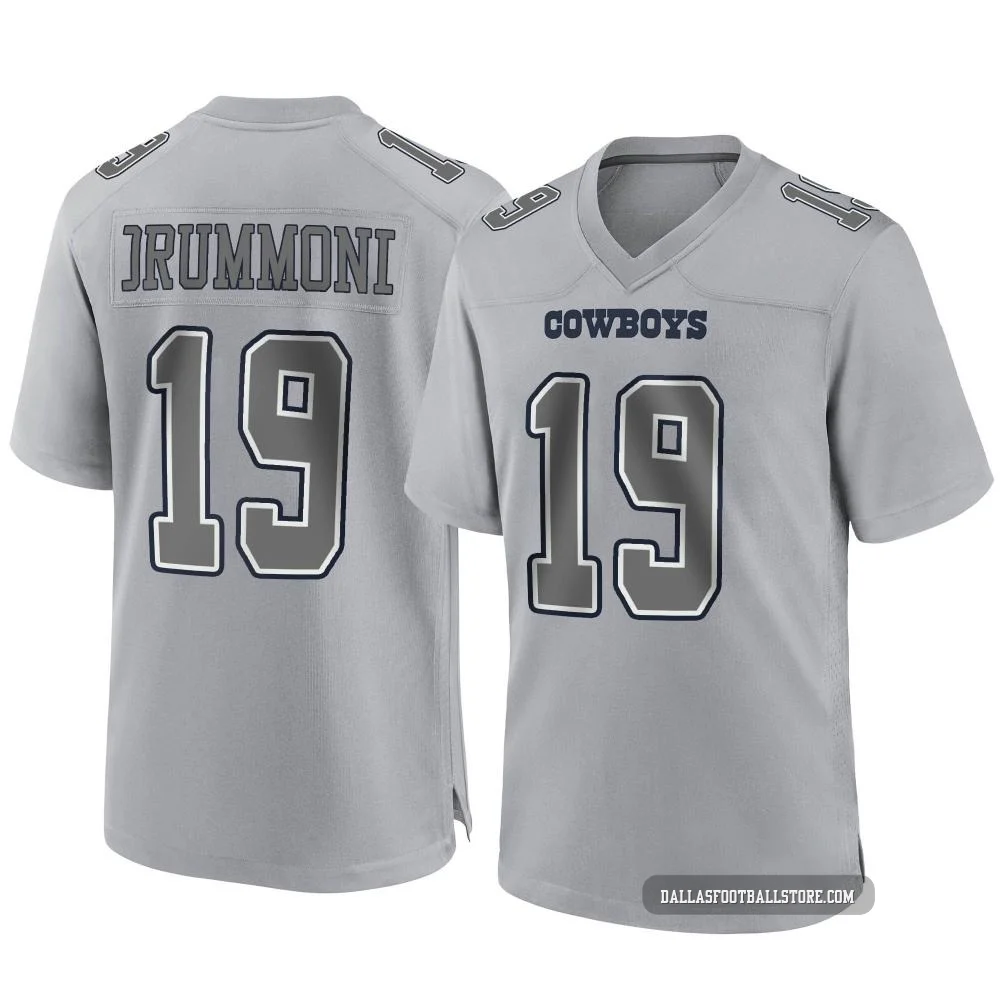 Dontario Drummond Dallas Cowboys ＃19 Game Youth Gray Atmosphere Fashion Jersey
