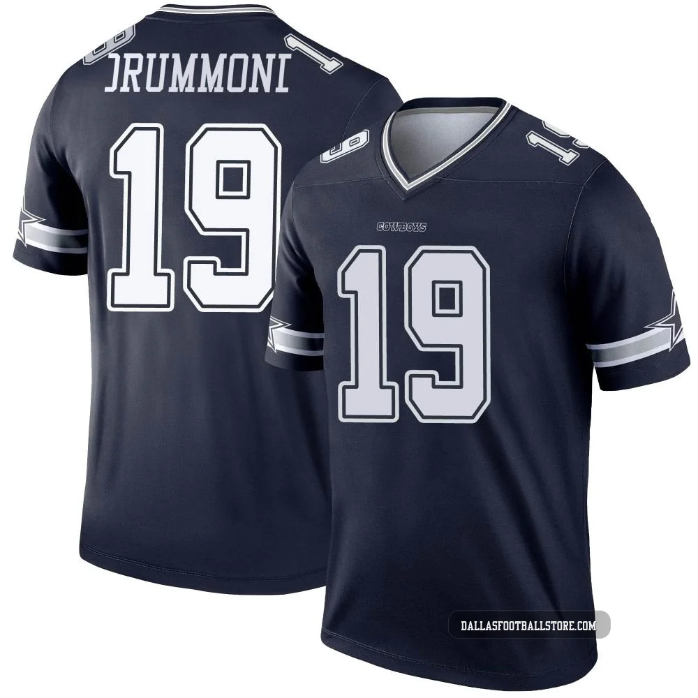 Dontario Drummond Dallas Cowboys ＃19 Legend Youth Navy Jersey