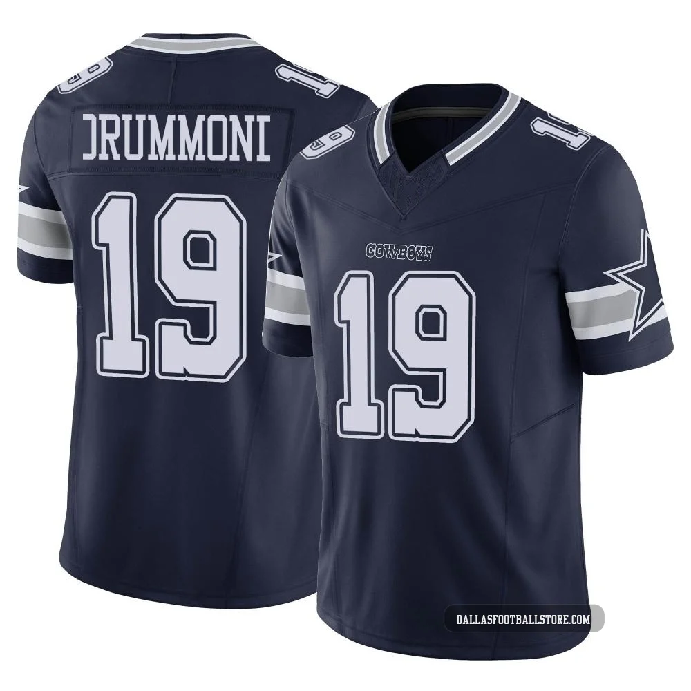 Dontario Drummond Dallas Cowboys ＃19 Limited Men's Navy Vapor F.U.S.E. Jersey