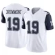 Dontario Drummond Dallas Cowboys ＃19 Limited Men's White 2nd Alternate Vapor F.U.S.E. Jersey