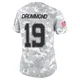 Dontario Drummond Dallas Cowboys ＃19 Limited Women's Arctic Camo 2024 Salute to Service Jersey