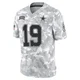 Dontario Drummond Dallas Cowboys ＃19 Limited Youth Arctic Camo 2024 Salute to Service Jersey