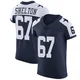 Drew Shelton Dallas Cowboys ＃67 Elite Men's Navy Alternate Vapor Untouchable Jersey