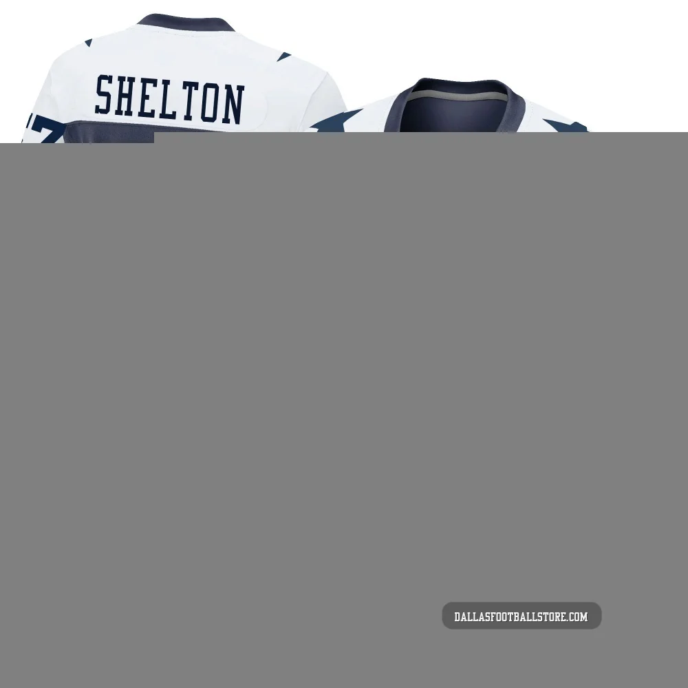 Drew Shelton Dallas Cowboys ＃67 Game Women's Navy Alternate Jersey