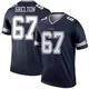 Drew Shelton Dallas Cowboys ＃67 Legend Men's Navy Jersey