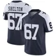 Drew Shelton Dallas Cowboys ＃67 Limited Men's Navy Alternate Vapor Untouchable Jersey