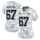 Drew Shelton Dallas Cowboys ＃67 Limited Women's Arctic Camo 2024 Salute to Service Jersey