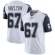 Drew Shelton Dallas Cowboys ＃67 Limited Youth White Color Rush Vapor Untouchable Jersey