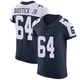 Earl Bostick Jr. Dallas Cowboys ＃64 Elite Men's Navy Alternate Vapor Untouchable Jersey