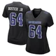 Earl Bostick Jr. Dallas Cowboys ＃64 Game Women's Black Carbon Fashion Jersey