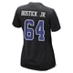 Earl Bostick Jr. Dallas Cowboys ＃64 Game Women's Black Carbon Fashion Jersey
