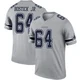 Earl Bostick Jr. Dallas Cowboys ＃64 Legend Youth Gray Inverted Jersey